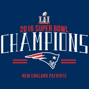 NFL 2016 Super Bowl LI Champions New England Patriots Apple AirPods 2 Skin