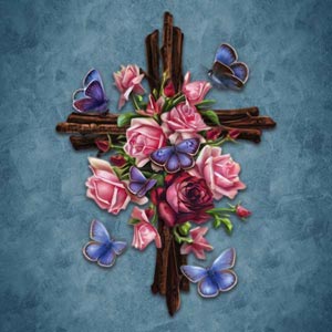 Brigid Ashwood Flower Cross PS5 DualSense Edge Pro Controller Skin