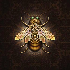 Brigid Ashwood Steampunk Bee 3DS XL 2015 Skin