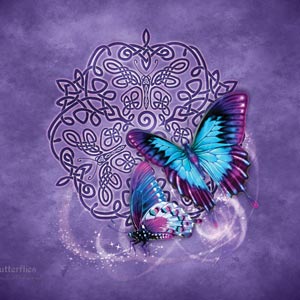 Brigid Ashwood Butterfly Celtic Knot Apple AirPods 2 Skin