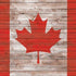Canadian Flag Dark Wood iPhone 7 Folio Case