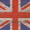 United Kingdom Flag Dark Wood Beats Solo 3 Wireless Skin