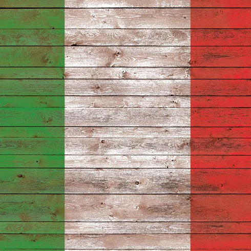 Italian Flag Dark Wood PS5 Slim Digital Edition Console Skin