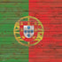 Portuguese Flag Dark Wood iPhone XS Clear Case