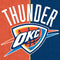 NBA OKC Thunder Split Surface Headphones Skin