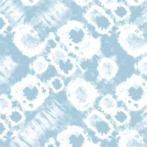 Blue Tie Dye Wii (Includes 1 Controller) Skin