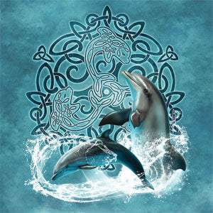 Brigid Ashwood Celtic Dolphin Playstation 3 & PS3 Slim Skin