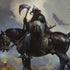Death Dealer on Horseback by Frazetta iPhone XS Clear Case
