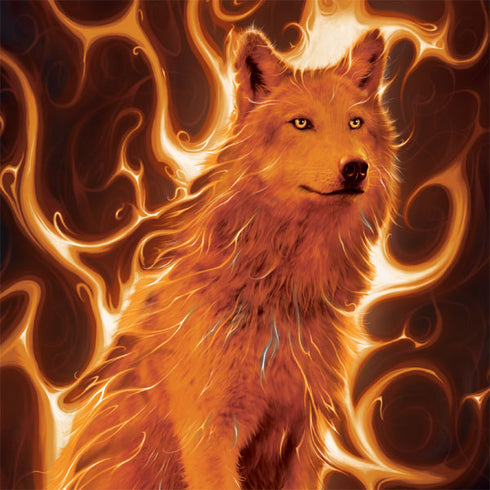 Phoenix Wolf by Vincent Hie iPhone 11 Clear Case