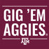 Texas A&M University Gig Em Aggies iPhone XS Clear Case