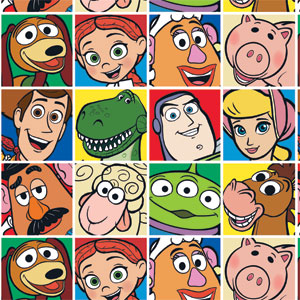 Disney Toy Story Characters Collage faces Wii (Includes 1 Controller) Skin