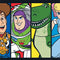 Disney Toy Story Character Grid Studio Wireless Skin