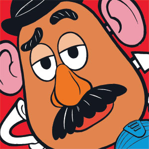 Disney Toy Story Mr Potato Head Fire TV Cube Skin