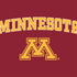 University of Minnesota Collegiate Text iPhone XS Clear Case