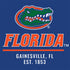 University of Florida Gainesville Est 1853 Blue iPhone XS Clear Case