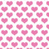 Plush Pink Hearts iPhone XS Clear Case