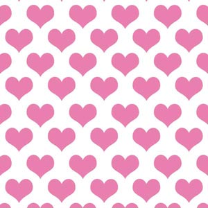Plush Pink Hearts Surface Pro 6 Skin