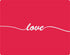 Love Banner iPhone XS Clear Case