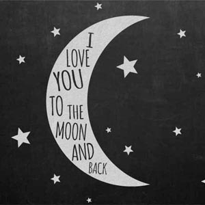 To The Moon And Back Surface Laptop 3 13.5in Skin