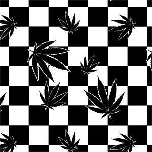 Marijuana Checkered Playstation 3 & PS3 Skin