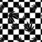 Marijuana Checkered Playstation 3 & PS3 Slim Skin