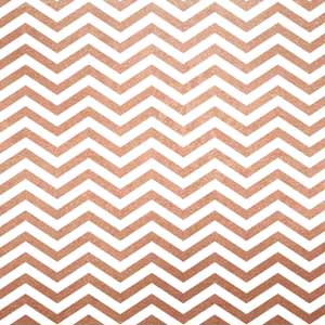 Rose Gold Chevron iPhone Charger (5W USB) Skin