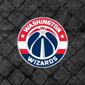NBA Washington Wizards Black Rust PS5 Console Skin