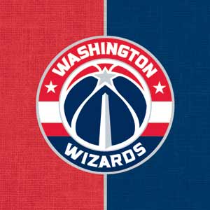 NBA Washington Wizards Canvas Split Nintendo GameCube Controller Skin