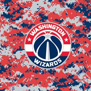 NBA Washington Wizards Camo Digi PS4 Controller Skin