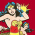 DC Comics Wonder Woman Vintage Action pose iPhone XS Clear Case