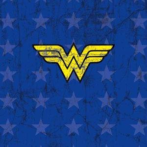 DC Comics Wonder Woman Emblem on Flag PS4 Controller Skin