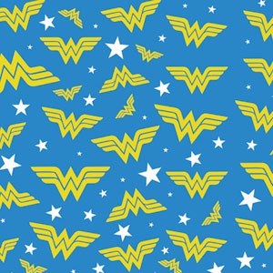 DC Comics Wonder Woman Logo Pattern Galaxy Buds Plus Skin