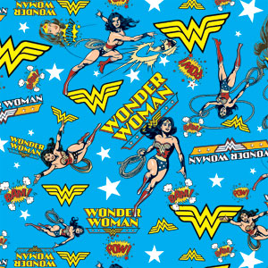 DC Comics Wonder Woman Action pose pattern Playstation 3 & PS3 Skin
