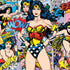 DC Comics Wonder Woman Comic Blast iPhone XS Clear Case