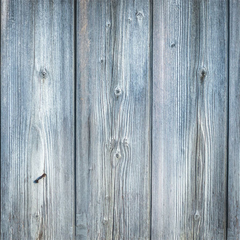 Weathered Blue Wood iPhone XS Clear Case
