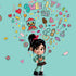 Disney Wreck-it Ralph Vanellope Sugar Icons iPhone XS Clear Case