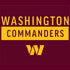 NFL Washington Commanders iPhone XS Clear Case