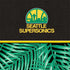 NBA Seattle SuperSonics Retro Palms iPhone XS Clear Case
