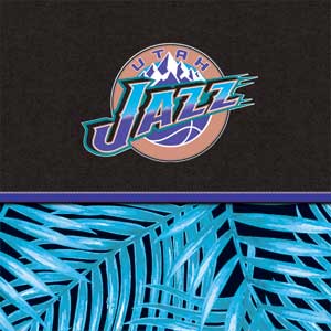 NBA Utah Jazz Retro Palms PS4 Pro Console Skin