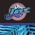 NBA Utah Jazz Retro Palms iPhone XS Clear Case