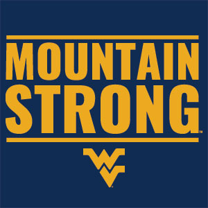 West Virginia University Yellow Fire TV Cube Skin