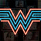 Wonder Woman 1984 (2020) Neon Logo Playstation 3 & PS3 Slim Skin