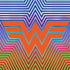 Wonder Woman 1984 (2020) Rainbow Chevron Logo iPhone XS Clear Case