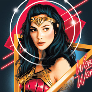 Wonder Woman 1984 (2020) Character Movie Poster Studio Wireless Skin