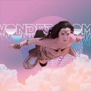 Wonder Woman 1984 (2020) Flying Pose SteelSeries Arctis 5 Skin