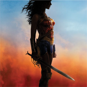 DC Comics Wonder Woman Movie Poster Stance Pose Xbox Adaptive Controller Skin