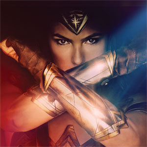 DC Comics Wonder Woman Profile Character Poster Xbox One X Console Skin