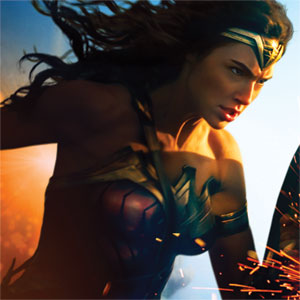 DC Comics Wonder Woman Action Pose Poster Xbox Adaptive Controller Skin