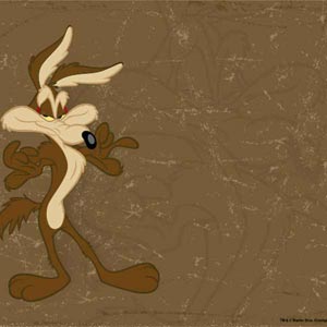 Looney Tunes Wile E Coyote Double Universal Laptop 15in (12.2 x 8.8in) Skin