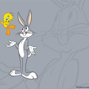 Looney Tunes Bugs Bunny Double Universal Laptop 14in (11.4 x 8.2in) Skin